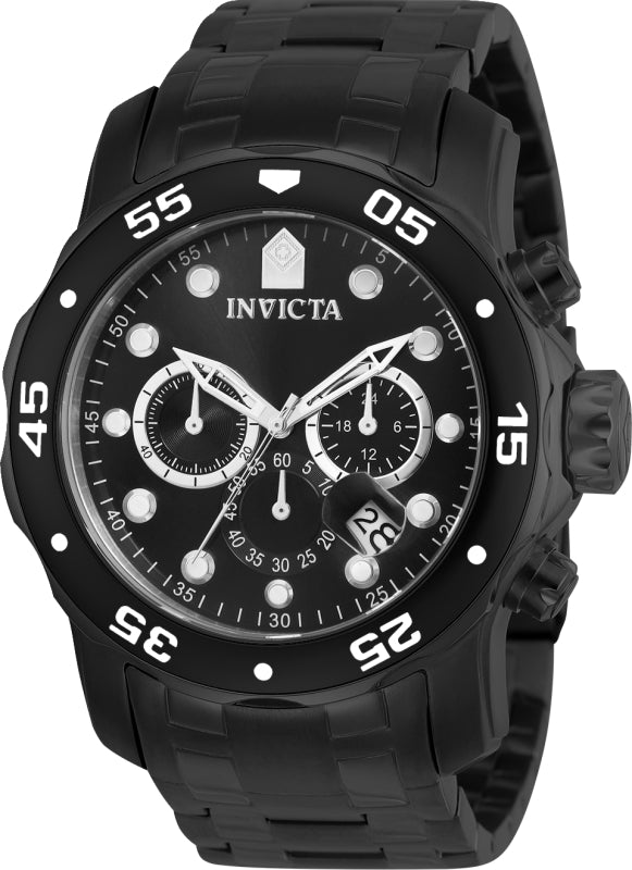 Invicta Men's 48mm Pro Diver Scuba Quartz Chronograph Bracelet Watch