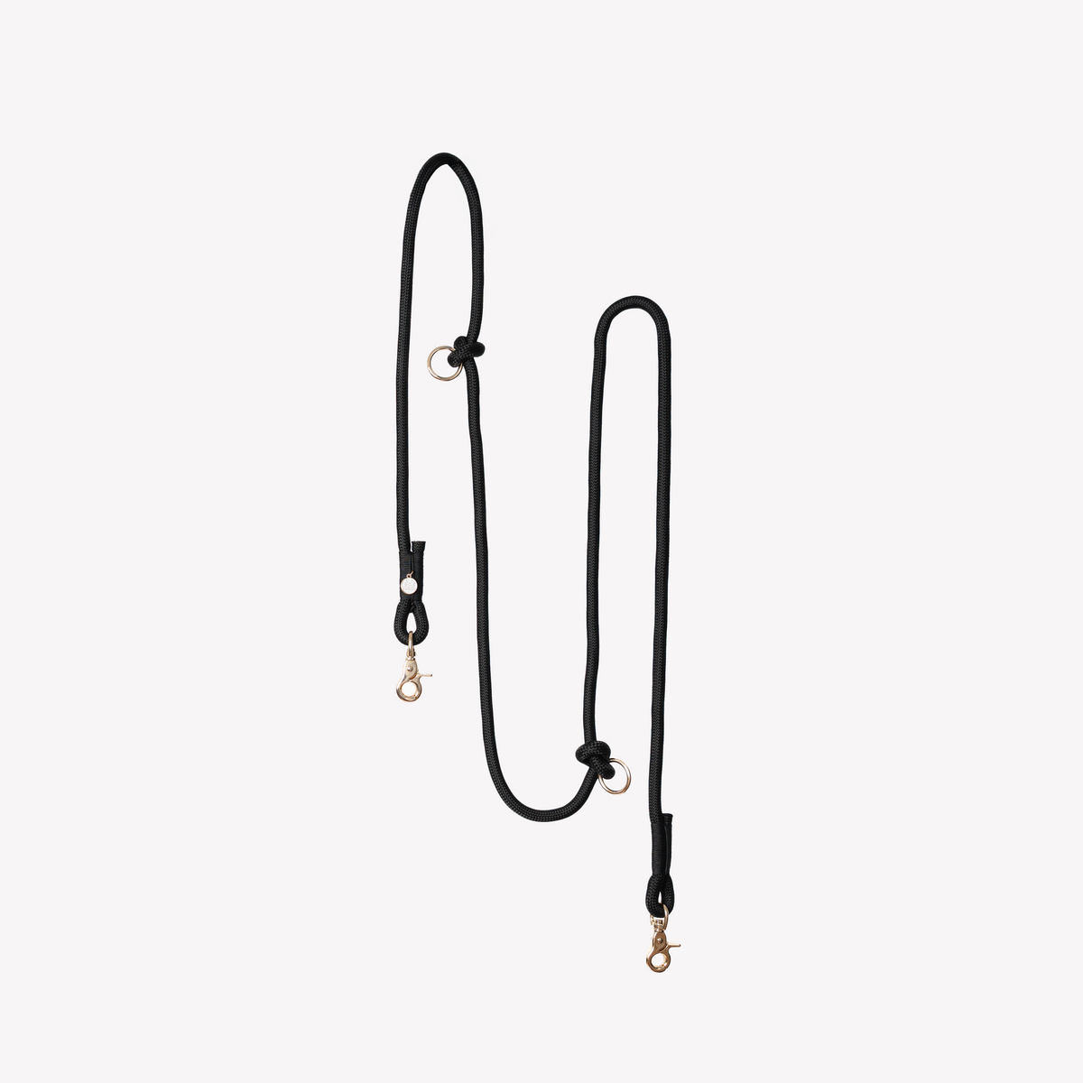 Furlou Black 8ft Hands Free Braided Leash