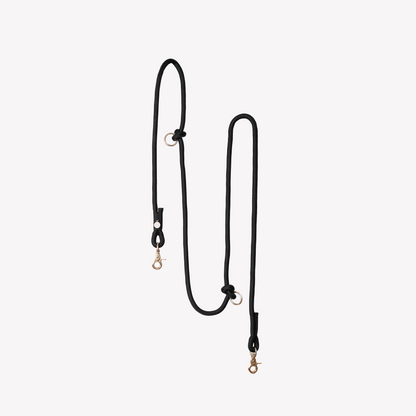 Furlou Black 8ft Hands Free Braided Leash