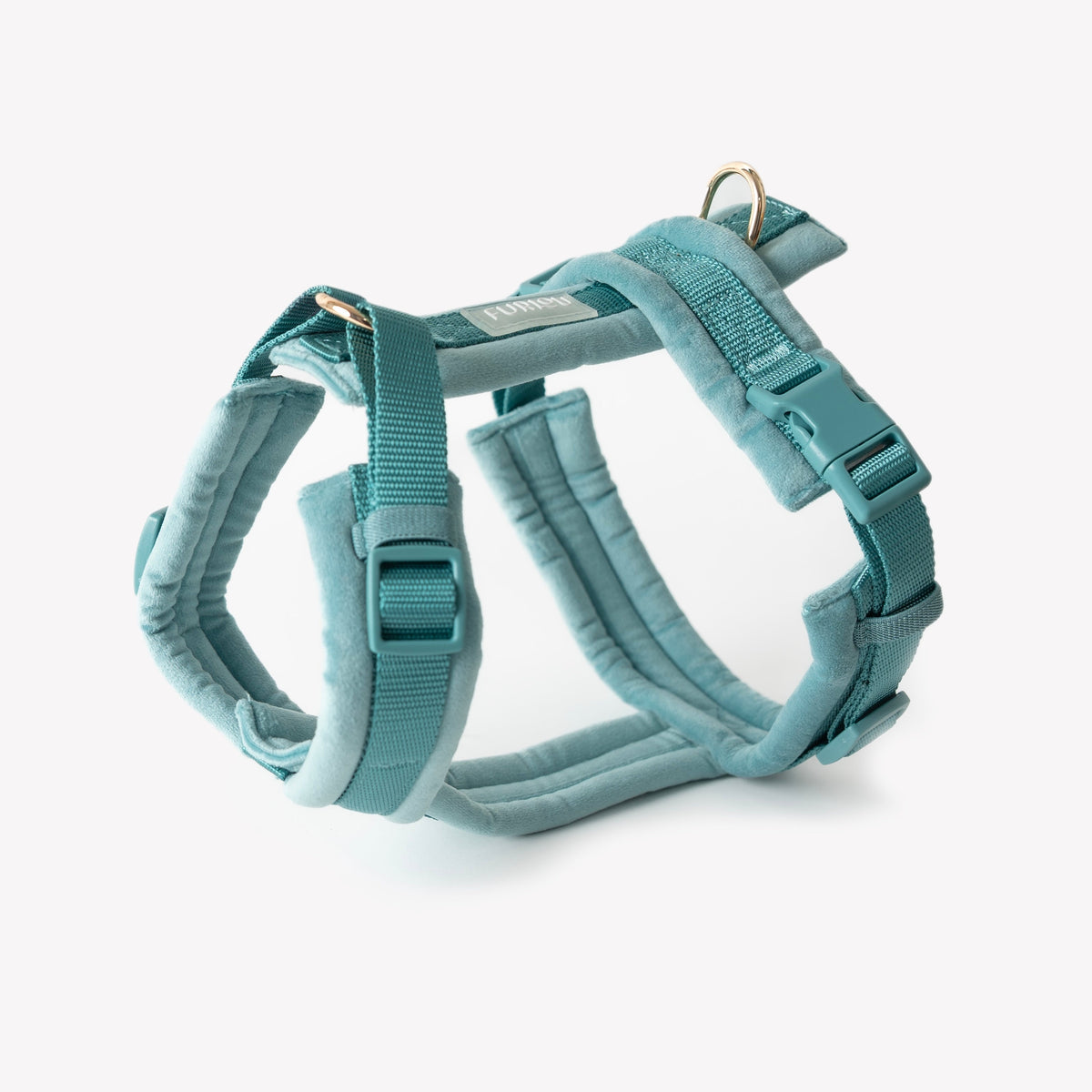 Furlou Blue Velvet Dog Harness Choice of Size