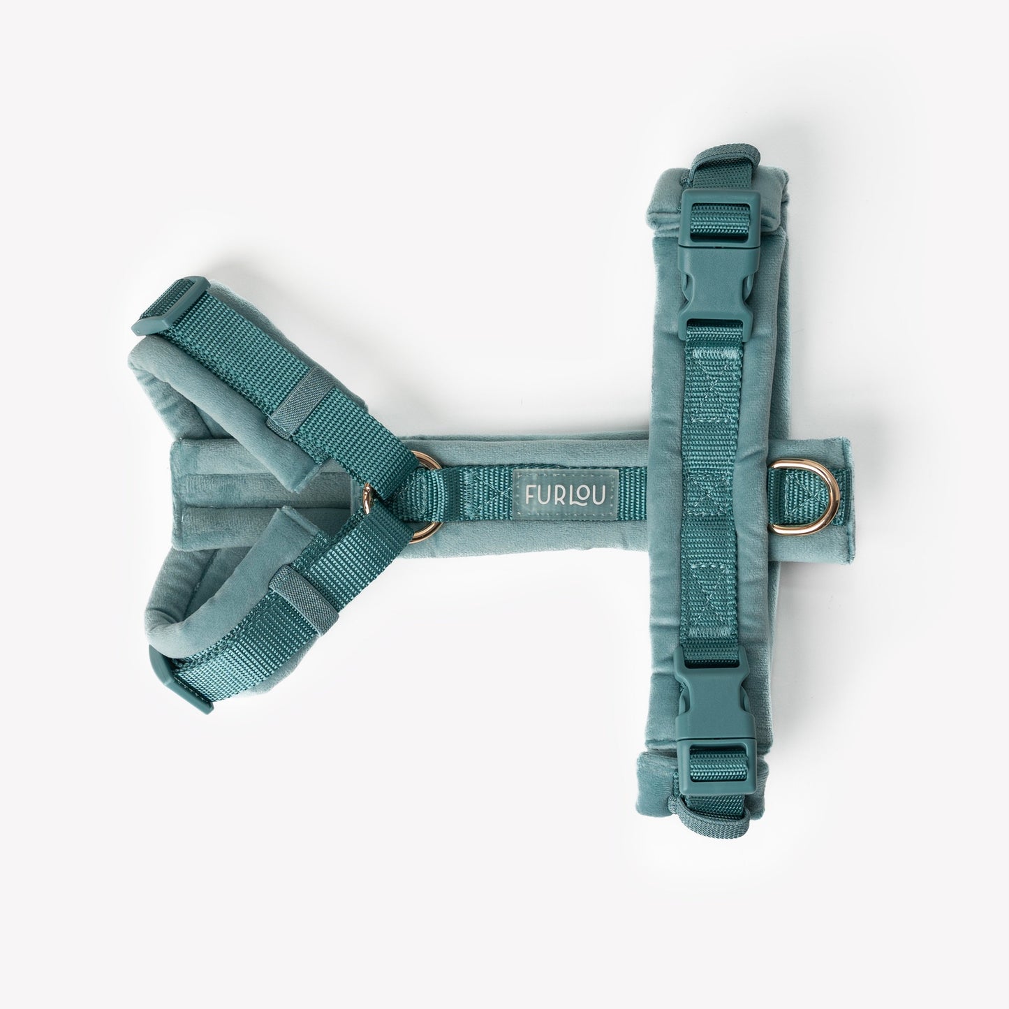 Furlou Blue Velvet Dog Harness Choice of Size