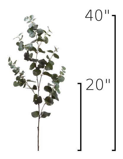 40" Faux Eucalyptus Stem