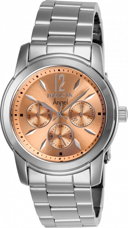 Invicta Women's 38mm Angel Quartz Day & Date Bracelet Watch
