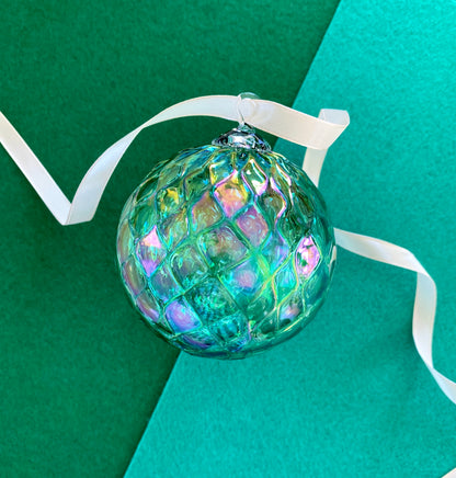 Glass Eye Studio Choice of Handblown Glass Birthstone Ornament