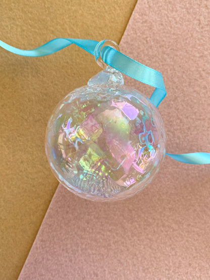 Glass Eye Studio Choice of Handblown Glass Birthstone Ornament