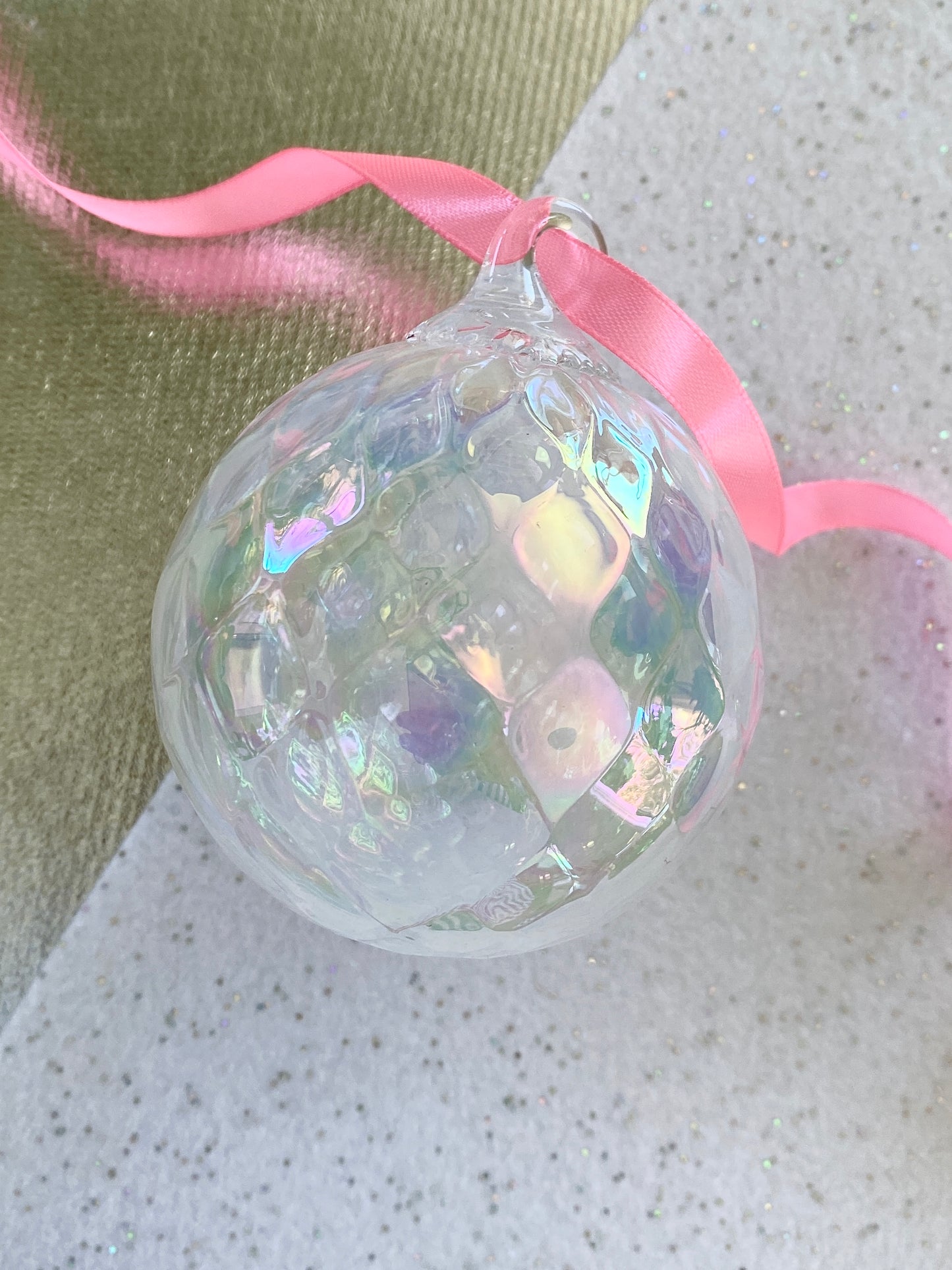 Glass Eye Studio Choice of Handblown Glass Birthstone Ornament