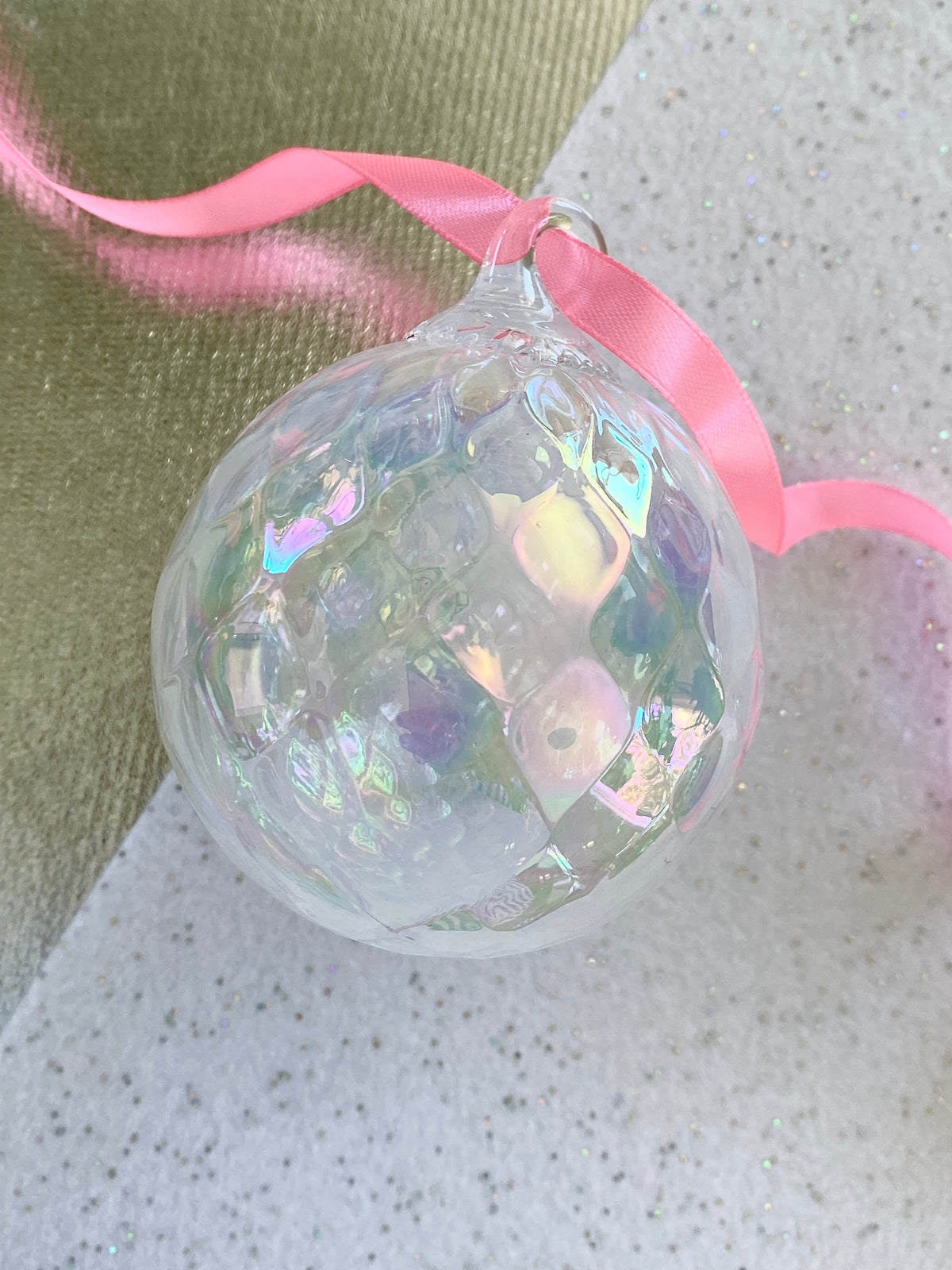 Glass Eye Studio Choice of Handblown Glass Birthstone Ornament