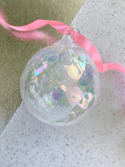 Glass Eye Studio Choice of Handblown Glass Birthstone Ornament