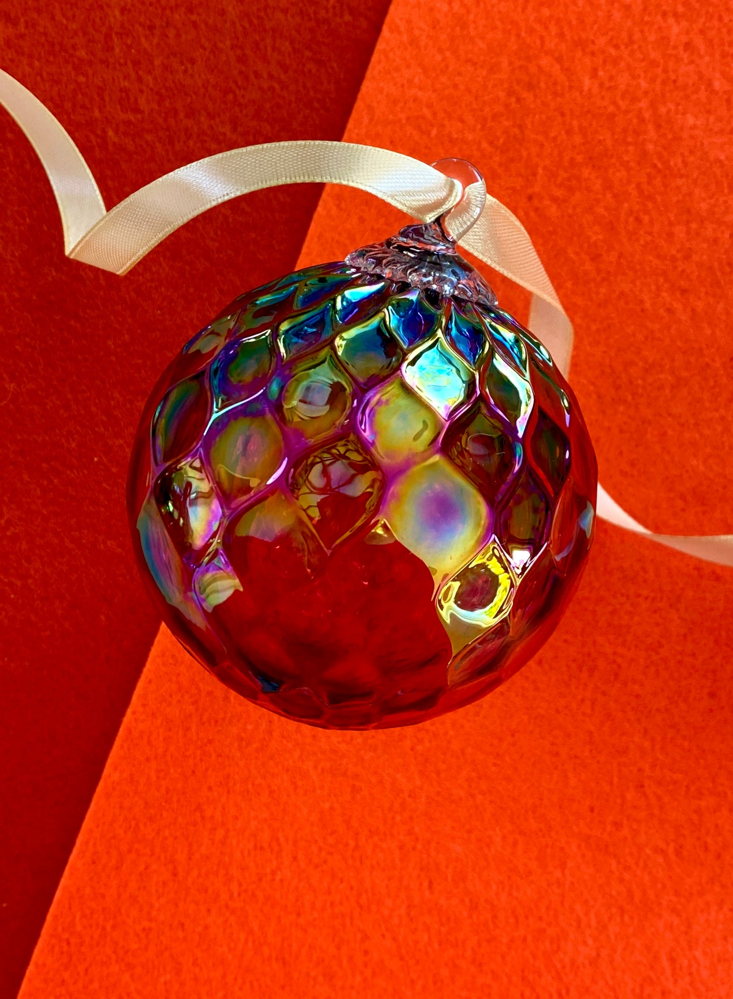 Glass Eye Studio Choice of Handblown Glass Birthstone Ornament