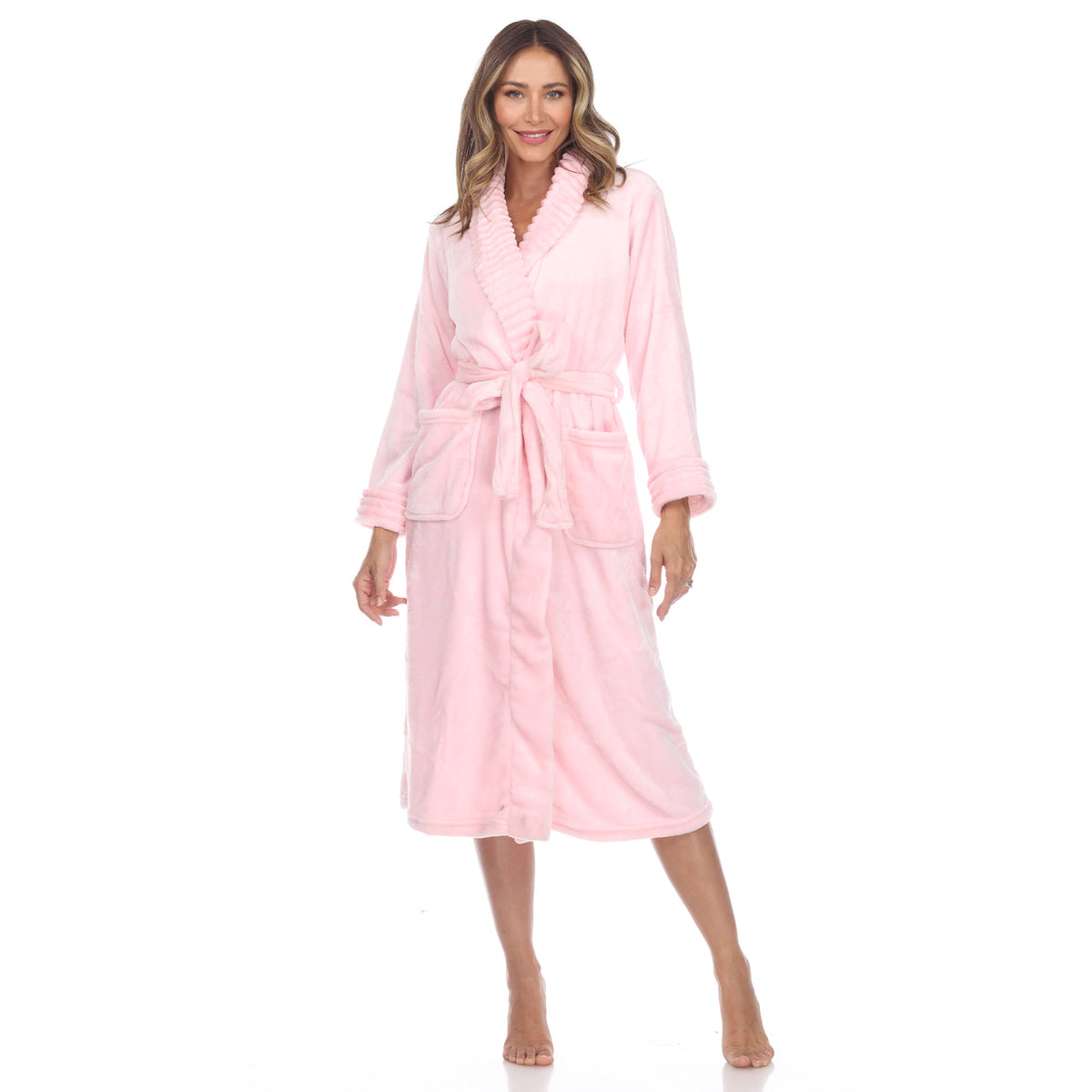 White Mark Women's Cozy Lounge Robe – ShopHQ