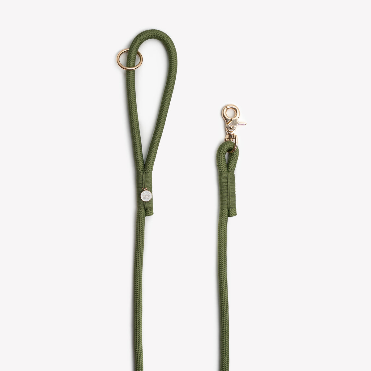Furlou Green 5ft Braided Rope Leash