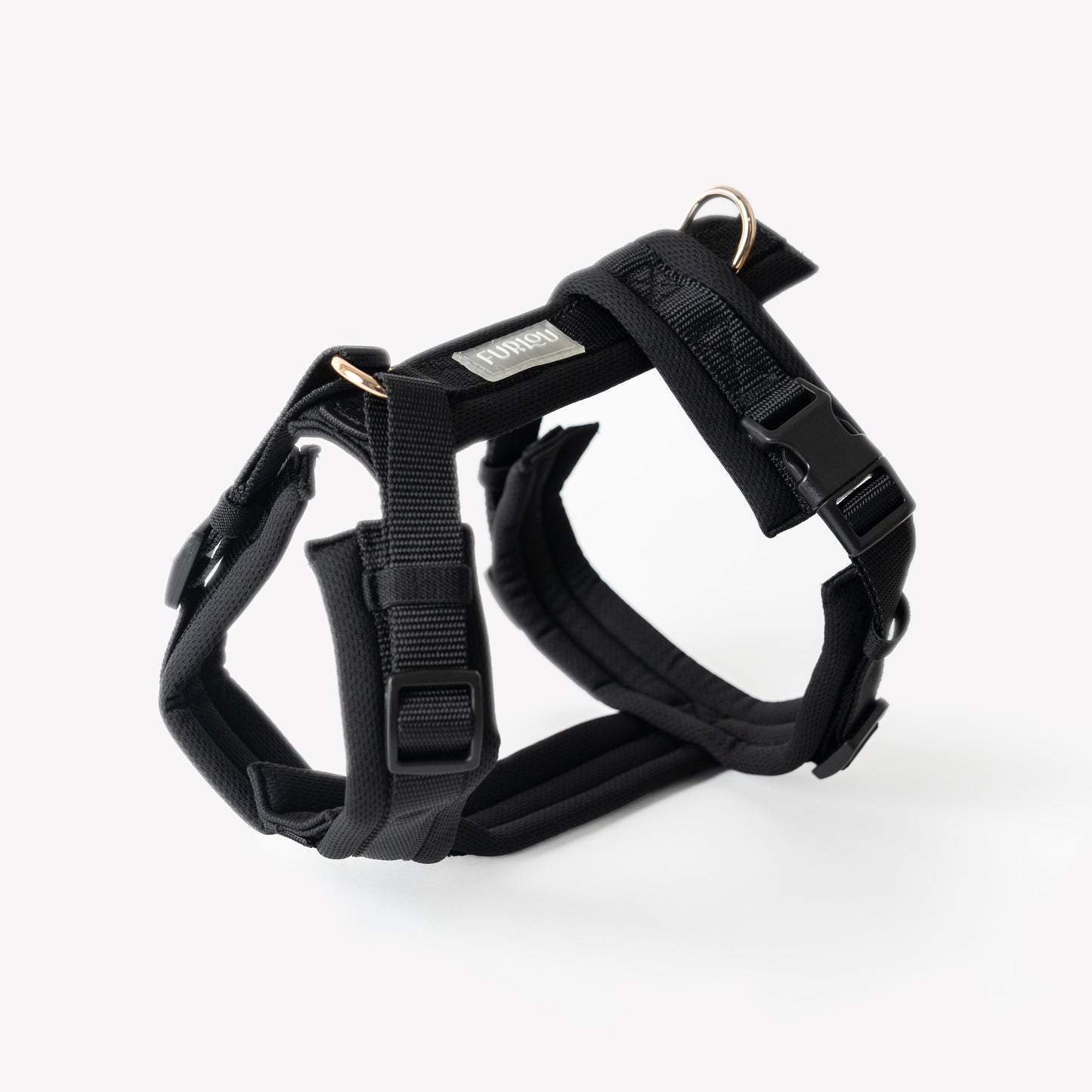 Furlou Black Comfort Dog Harness Choice of Size
