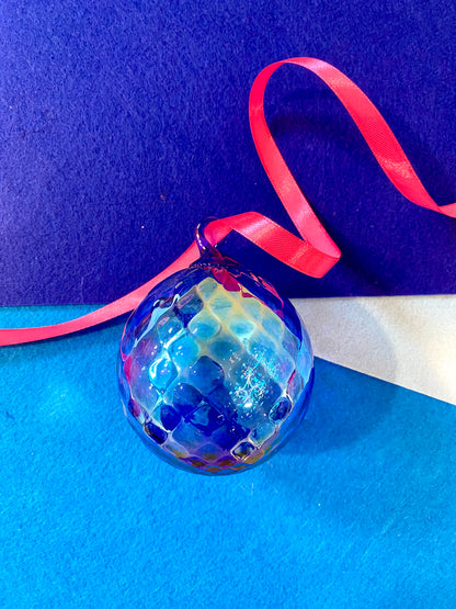Glass Eye Studio Choice of Handblown Glass Birthstone Ornament