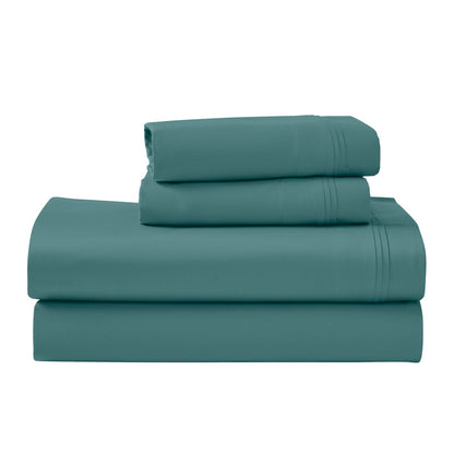 Superior 1000 Thread Count Egyptian Cotton Sateen Solid 4-Piece Sheet Set