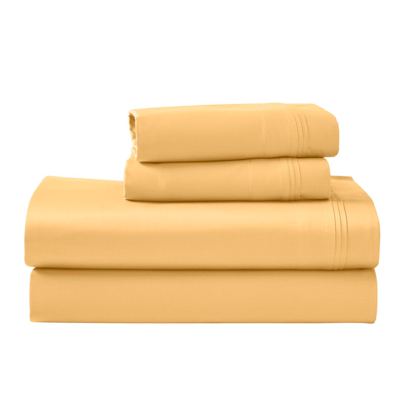 Superior 1000 Thread Count Egyptian Cotton Sateen Solid 4-Piece Sheet Set