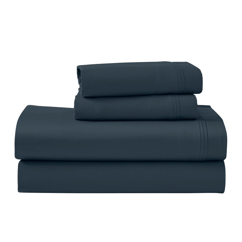 Superior 1000 Thread Count Egyptian Cotton Sateen Solid 4-Piece Sheet Set
