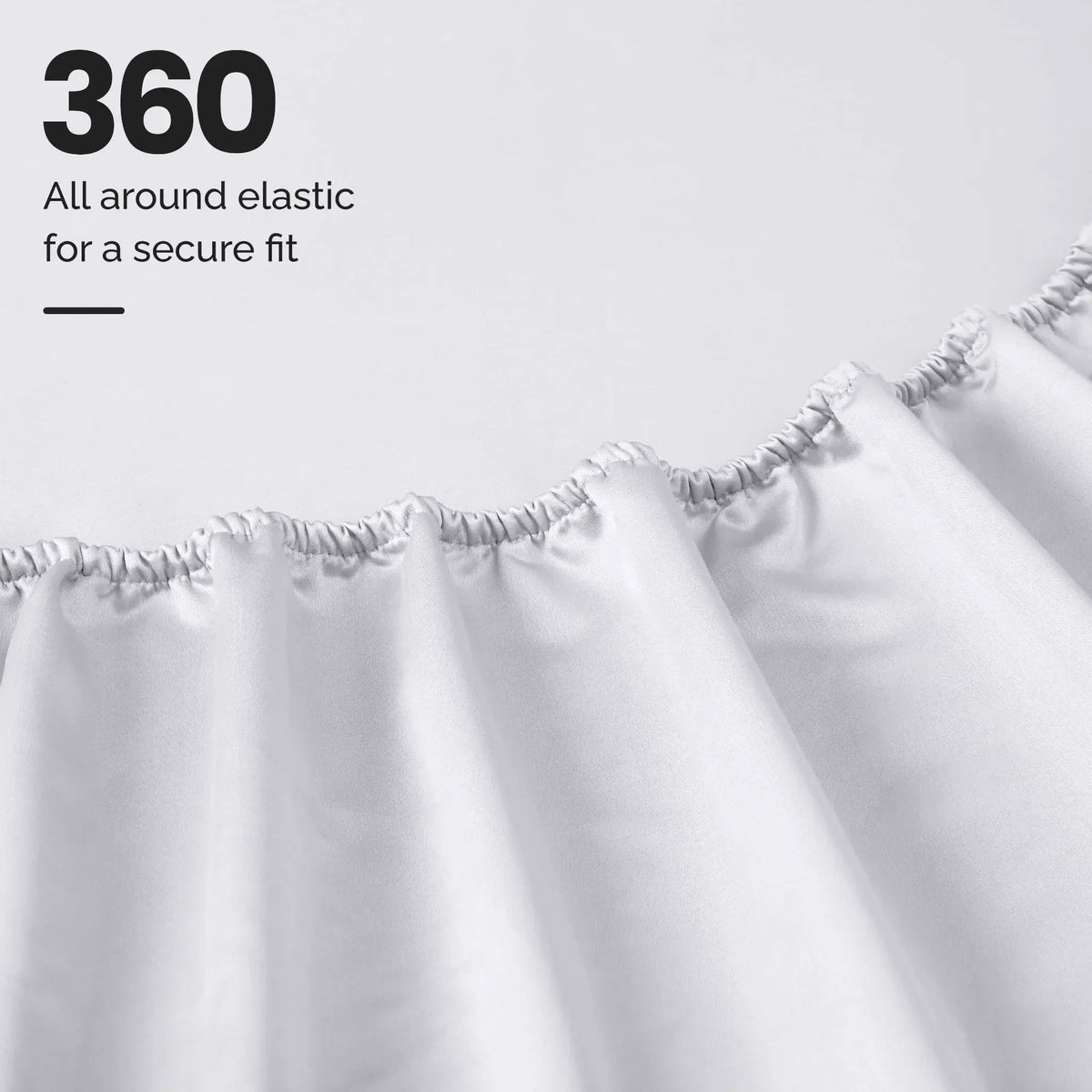 Superior 1000 Thread Count Egyptian Cotton Sateen Solid 4-Piece Sheet Set
