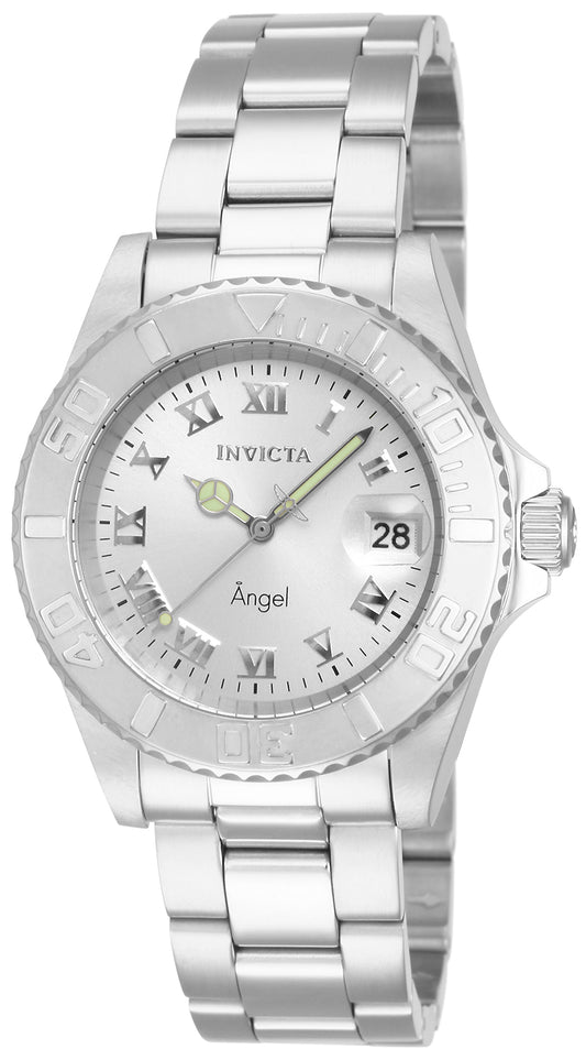 Invicta Women's 40mm Angel Quartz Date Roman Numeral Bracelet Watch