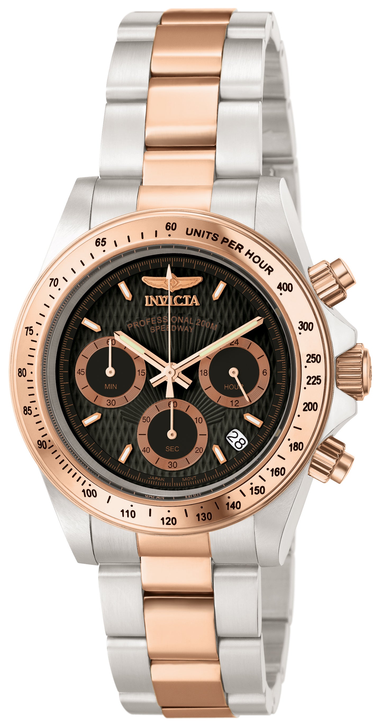 モーフィック by Invicta★Ｍ６０★クロノグラフ★ローズゴールド Invicta Men's 39mm Speedway Quartz Chronograph Two-Tone Rose