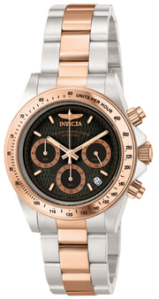 Invicta Men's 39mm Speedway Quartz Chronograph Two-Tone Rose & Silver Bracelet Watch