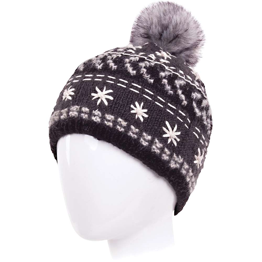 Laundromat Women's Midori Beanie with Faux Fur Pompom