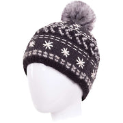Laundromat Women's Midori Beanie with Faux Fur Pompom