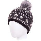 Laundromat Women's Midori Beanie with Faux Fur Pompom