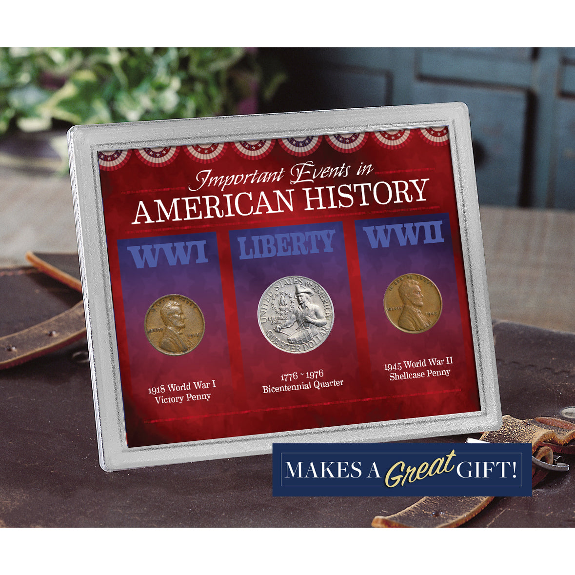 3-Piece Important Events in American History US Coin Collection