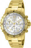 Invicta Men's 45mm Specialty Quartz Chronograph Silvertone Dial Bracelet Watch