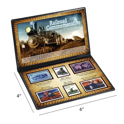History of the U.S. Railroad Commemorative Stamp 6-Piece Collection