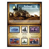 History of the U.S. Railroad Commemorative Stamp 6-Piece Collection