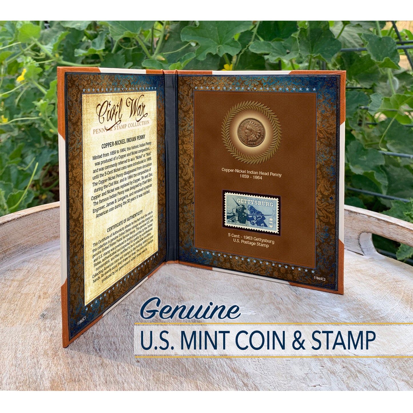 1861-1864 Civil War Penny & Stamp Collection