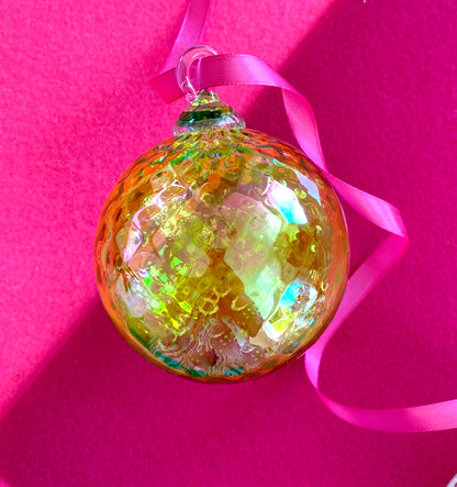 Glass Eye Studio Choice of Handblown Glass Birthstone Ornament