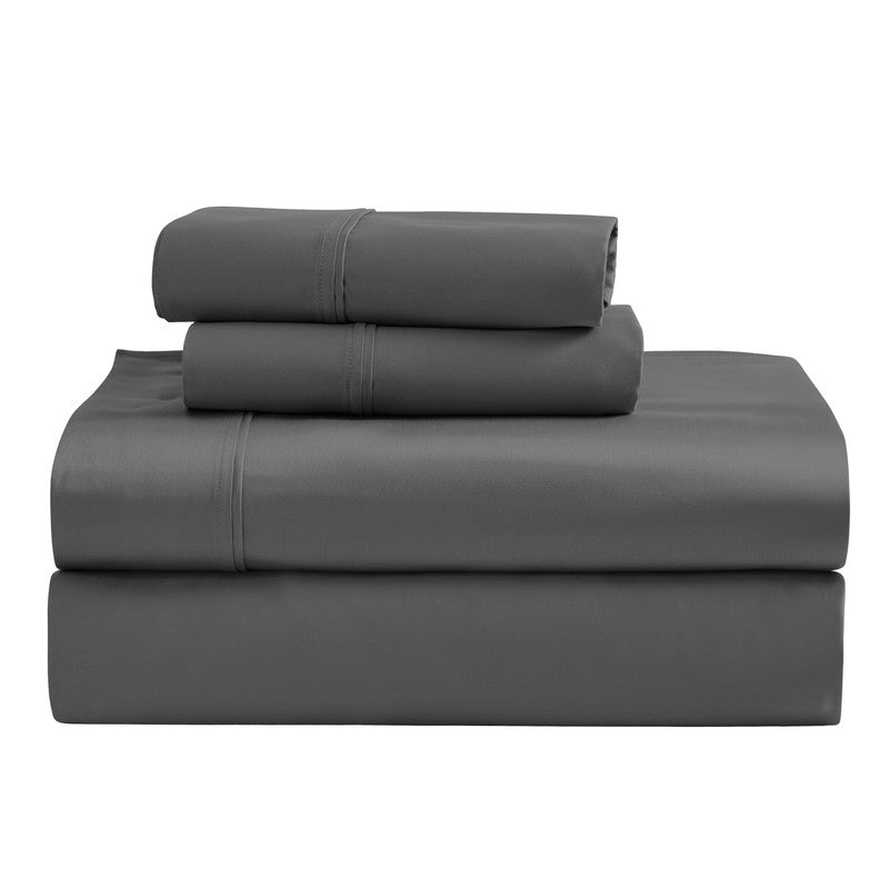 Superior 1200 Thread Count Egyptian Cotton Sateen Solid 4-Piece Sheet Set