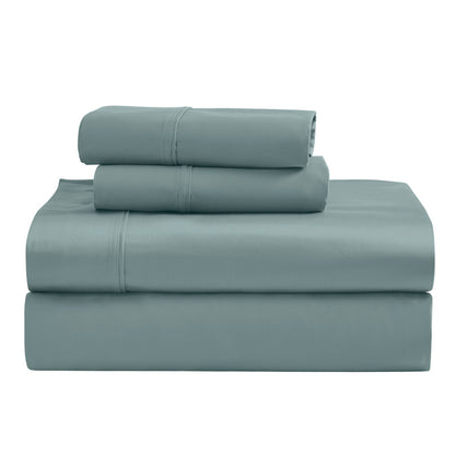 Superior 1200 Thread Count Egyptian Cotton Sateen Solid 4-Piece Sheet Set