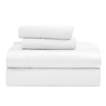 Superior 1200 Thread Count Egyptian Cotton Sateen Solid 4-Piece Sheet Set