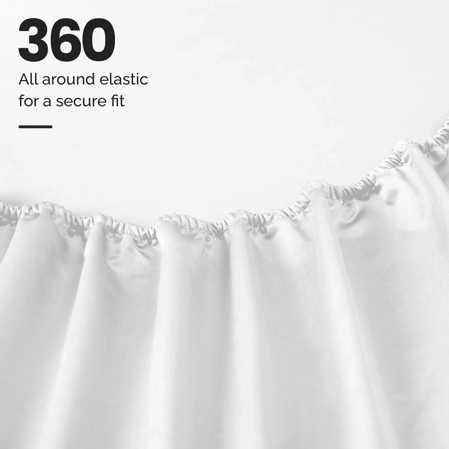 Superior 1200 Thread Count Egyptian Cotton Sateen Solid 4-Piece Sheet Set