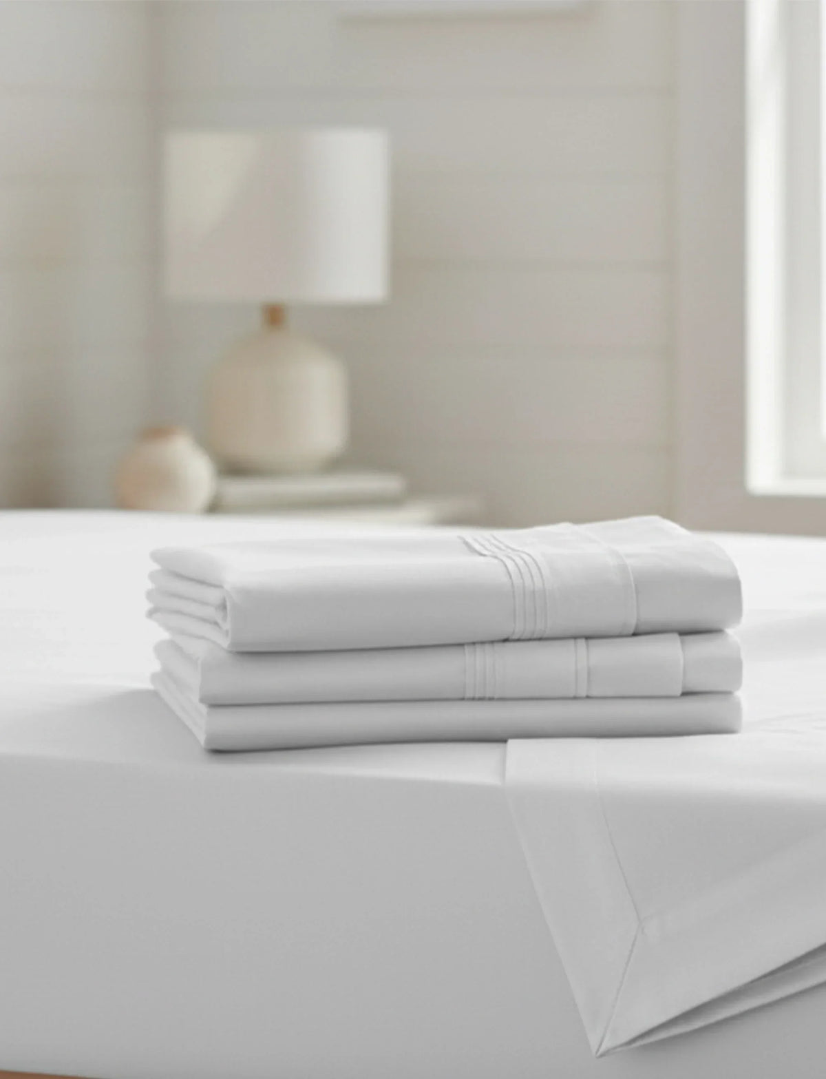 Superior 1500 Thread Count Egyptian Cotton Sateen Solid 4-Piece Sheet Set