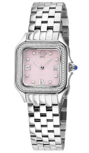 GV2 by Gevril Women's 27mm Milan Swiss Quartz Diamond & Gemstone Bracelet Watch