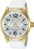 Invicta Men's 48mm Specialty Quartz Day & Date Leather Strap Watch