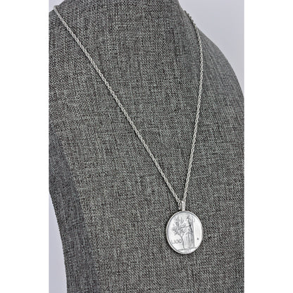 1955-1989 Minted Italian Lire Coin Pendant Necklace with 24" Chain