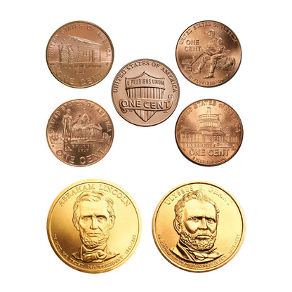 12-Piece Civil War Collection Coin & Stamp Set