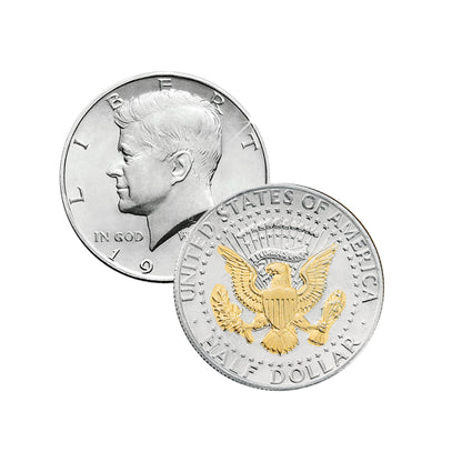 24K Gold Layered Presidential Seal Coin Money Clip