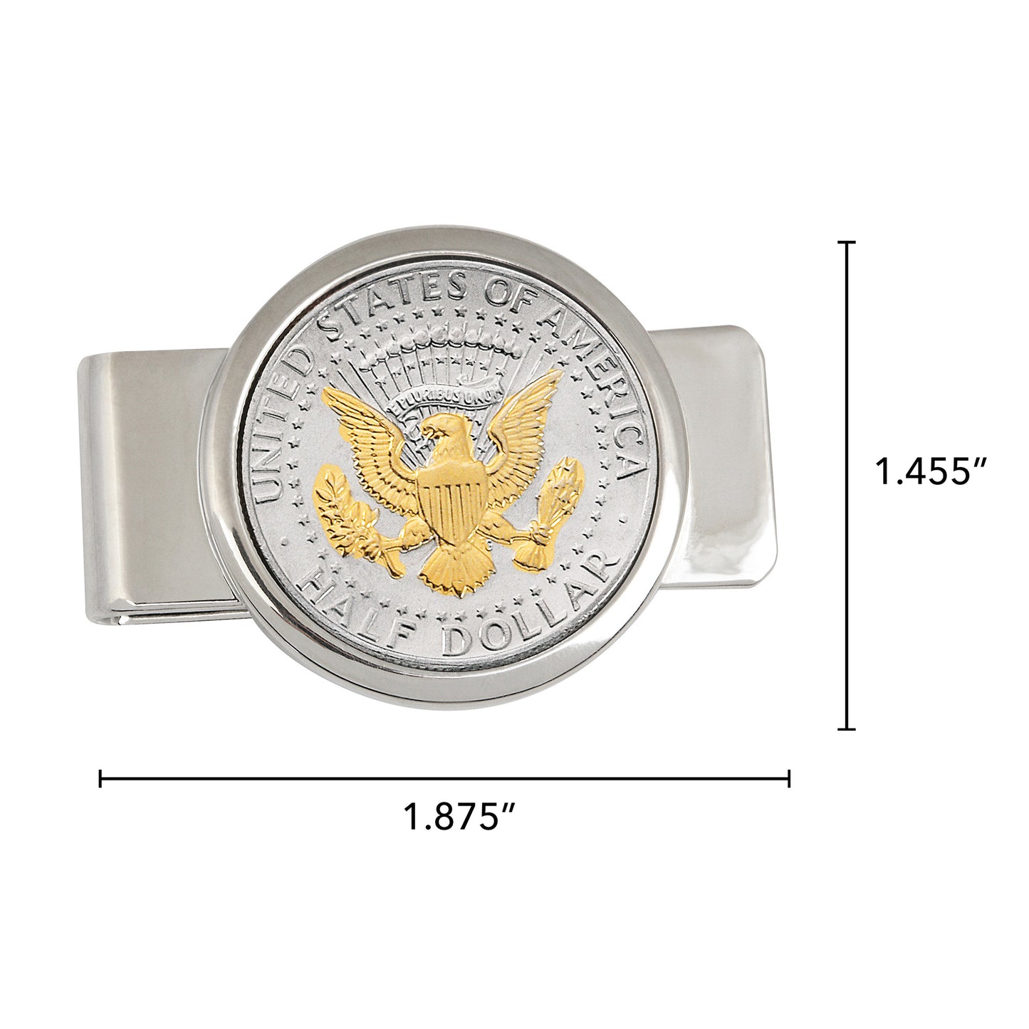 24K Gold Layered Presidential Seal Coin Money Clip