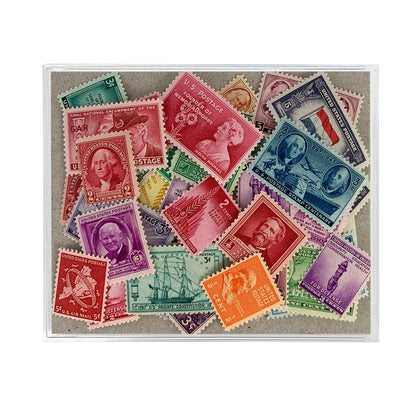 40 U.S. Postage Stamps from 1910-1940