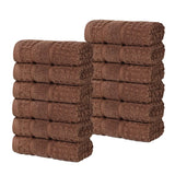 Superior "Napa" Zero Twist 100% Cotton Set of 6 Hand Towels