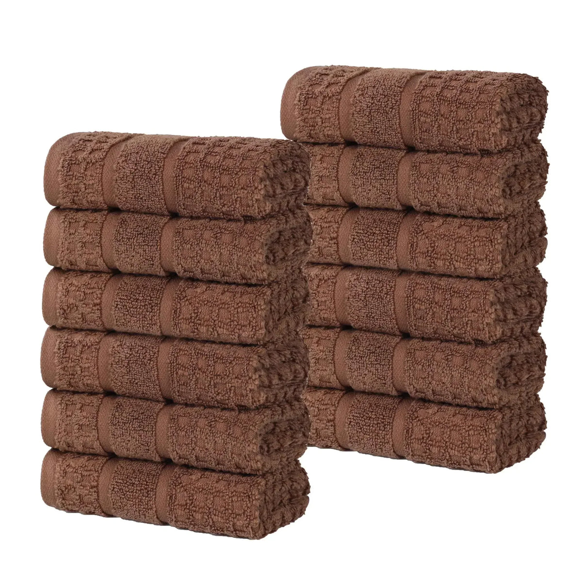 Superior "Napa" Zero Twist 100% Cotton Set of 12 Face Towels