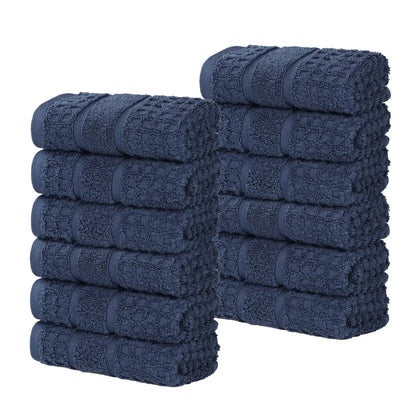 Superior "Napa" Zero Twist 100% Cotton Set of 6 Hand Towels