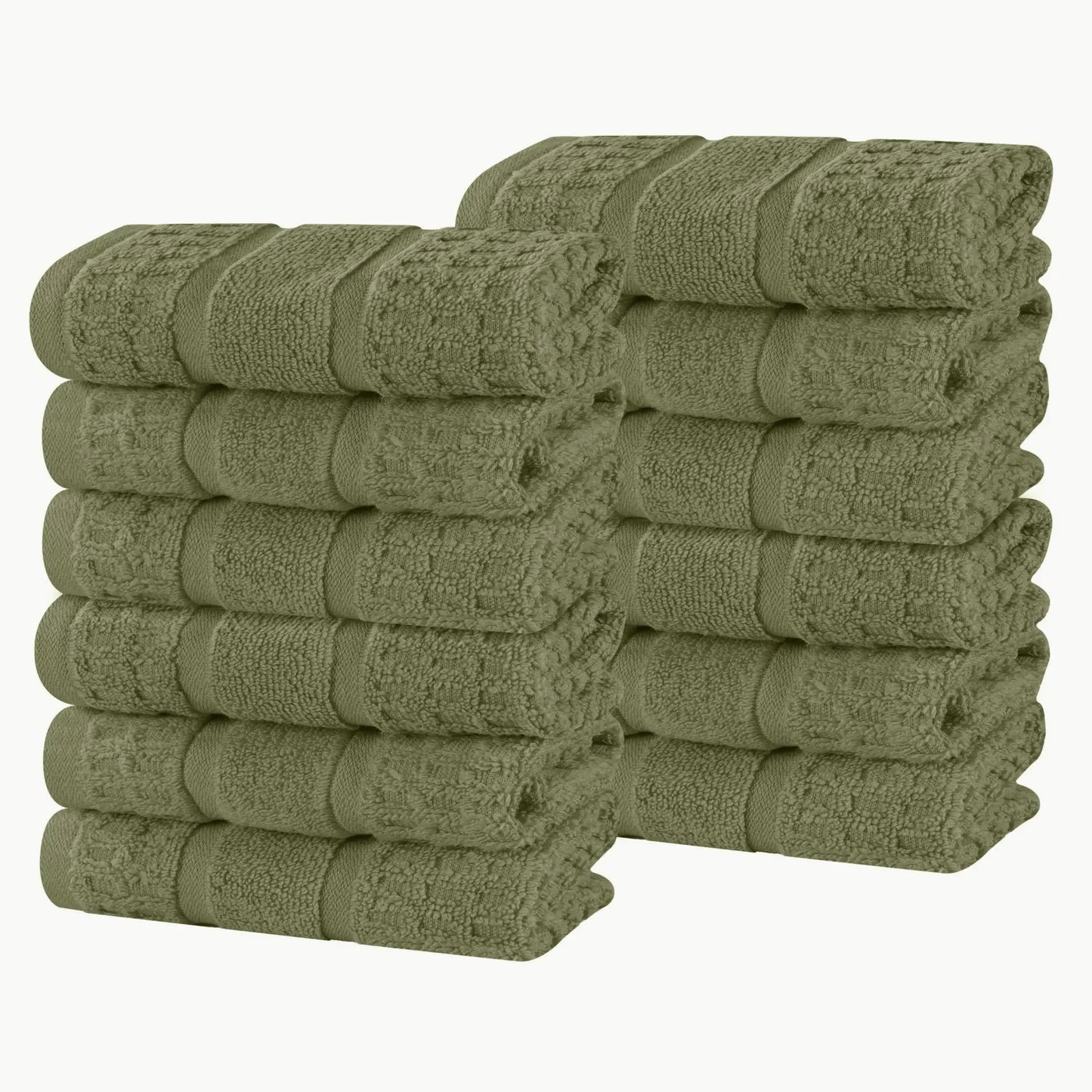 Superior "Napa" Zero Twist 100% Cotton Set of 6 Hand Towels