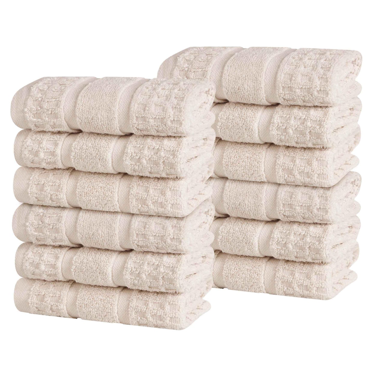 Superior "Napa" Zero Twist 100% Cotton Set of 6 Hand Towels